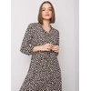 Rue Paris Suknelė-WN-SK-R817.66-juoda-smėlio spalvos