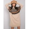 Rue Paris Suknelė-LC-SK-0098.37X-smėlio spalvos