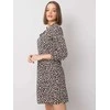 Rue Paris Suknelė-WN-SK-R817.66-juoda-smėlio spalvos