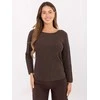 Rue Paris Sweter-IT-SW-0110.84-ciemny ruda