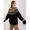 Rue Paris Megztinis-LC-SW-0342.06X-juodas