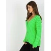 Rue Paris Megztinis-LC-SW-8036.74P-fluo žalias
