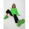Rue Paris Megztinis-LC-SW-8036.74P-fluo žalias
