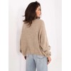 Rue Paris Sweter-MI-SW-0904.82-smėlio spalva