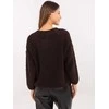 Rue Paris Sweter-MI-SW-3WB219.21-ciemny ruda