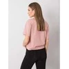 Rue Paris T-shirt-157-TS-0086.60P-ciemny rožinis
