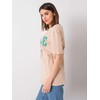 Rue Paris Marškinėliai-327-TS-6390.69-smėlio spalvos