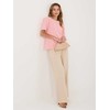 Rue Paris Marškinėliai moterims -IT-TS-20881.85-smėlio spalva