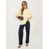 Rue Paris T-shirt-RV-BZ-A1230.12-jasny geltona