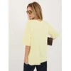 Rue Paris T-shirt-RV-BZ-A1230.12-jasny geltona
