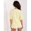 Rue Paris T-shirt-RV-BZ-A1268.18-jasny geltona