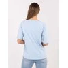 Rue Paris T-shirt-RV-BZ-A1268.18-šviesiai mėlyna