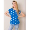 Rue Paris T-shirt-RV-TS-5537.05P-ciemny mėlyna