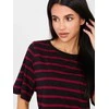 Rue Paris T-shirt-RV-TS-A1087.74-juoda-raudona