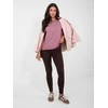 Rue Paris T-shirt-RV-TS-A1089.87-ciemny rožinis