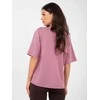 Rue Paris T-shirt-RV-TS-A1089.87-ciemny rožinis