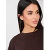 Rue Paris T-shirt-RV-TS-A1089.87-ciemny ruda