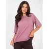 Rue Paris T-shirt-RV-TS-A1089.87-ciemny rožinis