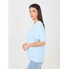 Rue Paris T-shirt-RV-TS-A1090.30-šviesiai mėlyna