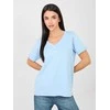 Rue Paris T-shirt-RV-TS-A1094.45-šviesiai mėlyna
