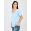 Rue Paris T-shirt-RV-TS-A1094.45-šviesiai mėlyna