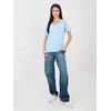 Rue Paris T-shirt-RV-TS-A1094.45-šviesiai mėlyna