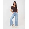 Rue Paris T-shirt-RV-TS-A1095.33-ciemny ruda