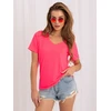 Rue Paris T-shirt-RV-TS-A1095.33-fluo rožinė