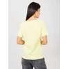 Rue Paris T-shirt-RV-TS-A1095.33-jasny geltona