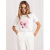Rue Paris T-shirt-RV-TS-A1521.86-balta