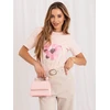 Rue Paris T-shirt-RV-TS-A1521.86-jasny rožinė