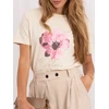 Rue Paris T-shirt-RV-TS-A1521.86-jasny smėlio spalva