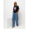 Rue Paris T-shirt-RV-TS-A1521.86-tamsiai mėlyna