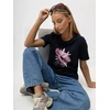 Rue Paris T-shirt-RV-TS-A1521.86-tamsiai mėlyna