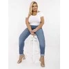 Rue Paris T-shirt-RV-TS-A556-1.17-balta