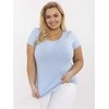 Rue Paris T-shirt-RV-TS-A556-1.17-šviesiai mėlyna