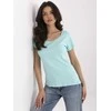Rue Paris T-shirt-RV-TS-A557-1.18-mietowy
