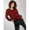 Rue Paris Veliūrinis treningas moterims RP-KMPL-8190-6.26X-juoda-raudona