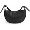 Small Leather Baguette Bag Solier FL47 Corin – Juodas