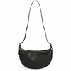Small Leather Baguette Bag Solier FL47 Corin – Juodas