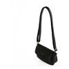 Small Leather Crossbody Bag Solier FL51 Yselle – Juodas