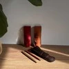 Solier Accessories Leather men s pen case SA12 CAMEL