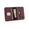 Solier Accessories Piniginė vyrams su skyriumi monetoms SOLIER SW16 SLIM - Ruda kaštoninė