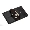 Solier Accessories Piniginė vyrams su skyriumi monetoms SOLIER SW15 SLIM - Tamsiai ruda
