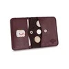 Solier Accessories Piniginė vyrams su skyriumi monetoms SOLIER SW16 SLIM - Ruda kaštoninė