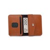 Solier Accessories Piniginė vyrams su skyriumi monetoms SOLIER SW16 SLIM - Šviesiai Ruda