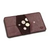 Solier Accessories Piniginė vyrams su skyriumi monetoms SOLIER SW15 SLIM - Tamsi raudona