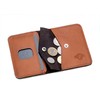 Solier Accessories Piniginė vyrams su skyriumi monetoms SOLIER SW16 SLIM - Šviesiai Ruda