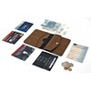 Solier Accessories Vyriška piniginė su skyriumi monetoms SOLIER SW15 SLIM - Ruda