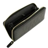 Solier Genuine leather woman s laptop bag FL25 juodas with snake pattern